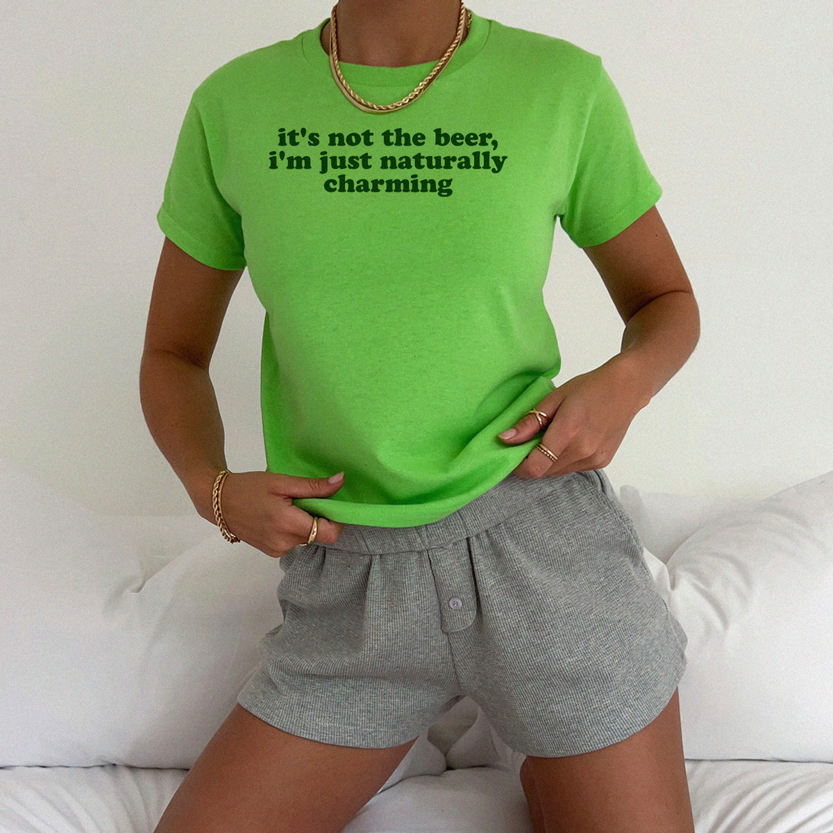 Naturally Charming Vintage-Inspired Baby Tee