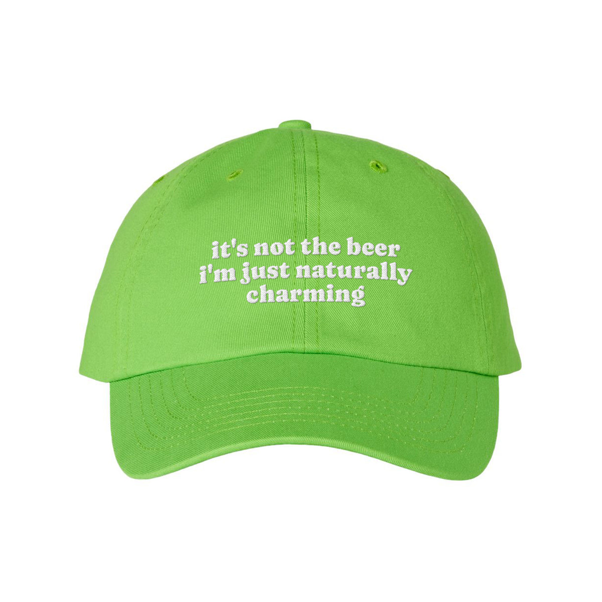 Naturally Charming Embroidered Bio-Washed Classic Dad Hat