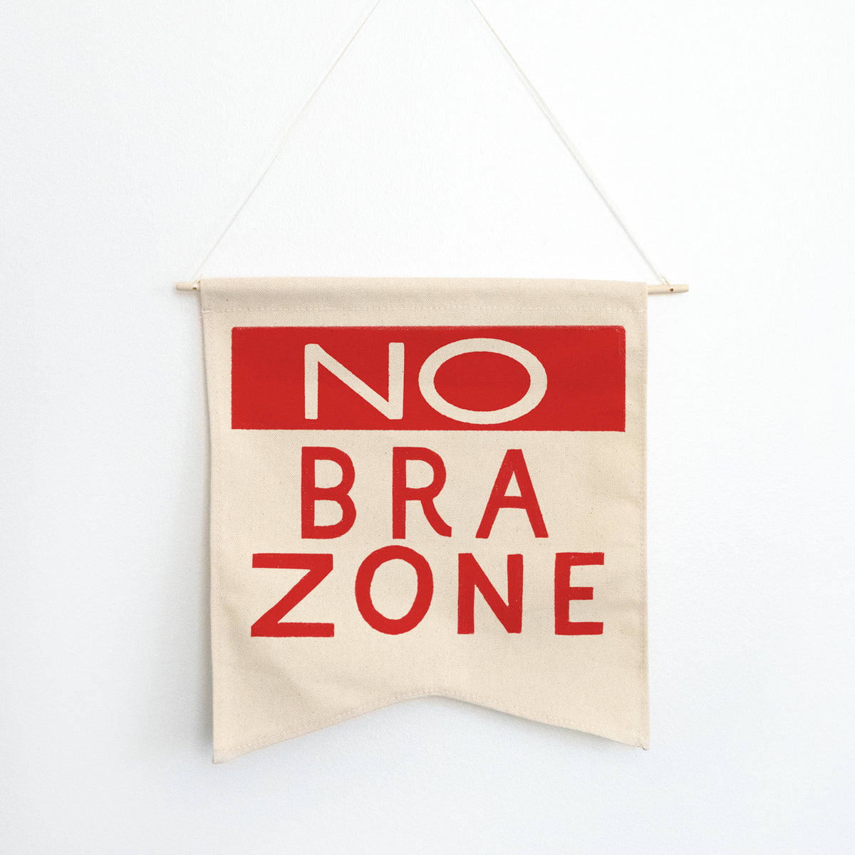No Bra Zone Wall Hang