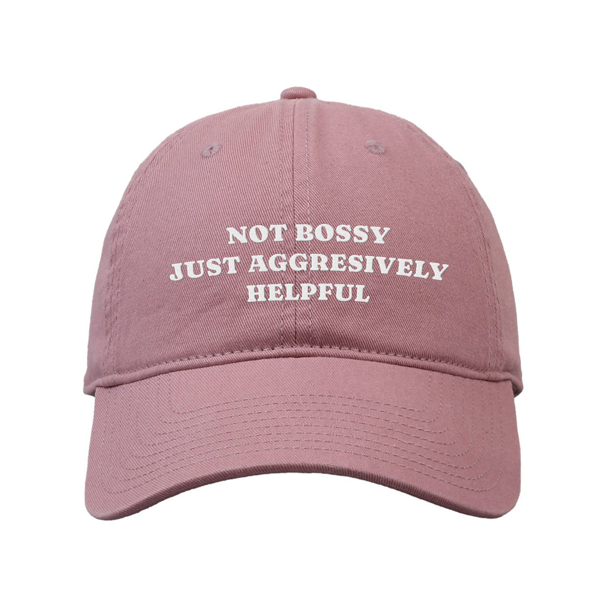 Not Bossy Embroidered Classic Twill Cap