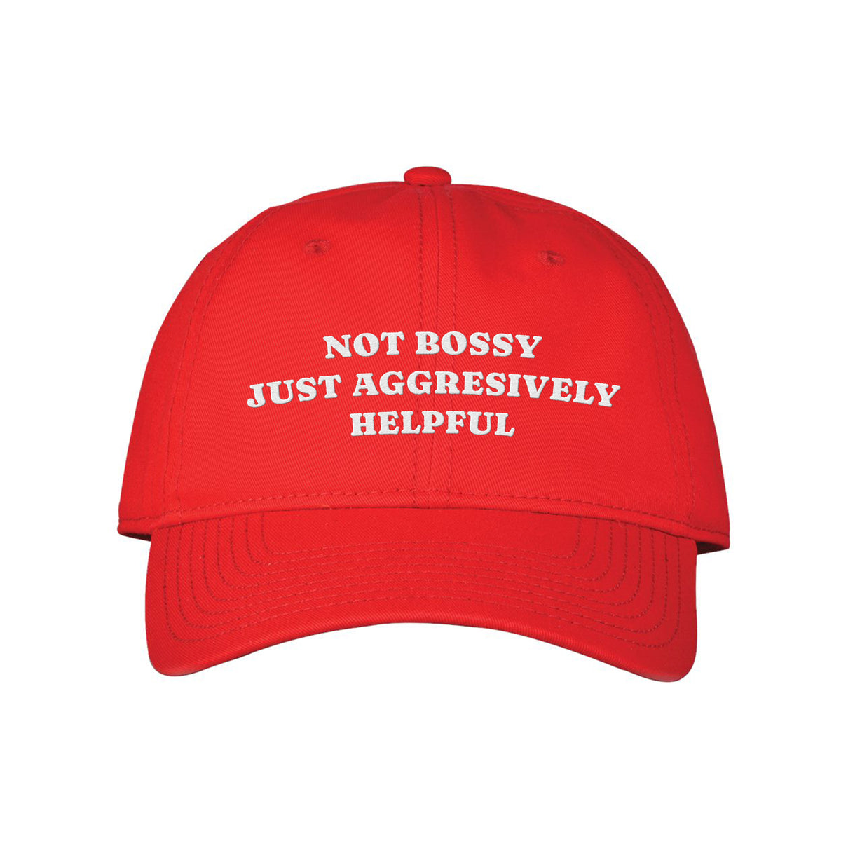 Not Bossy Embroidered Classic Twill Cap