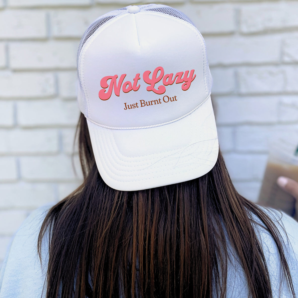 Not Lazy Mesh Back Trucker Hat