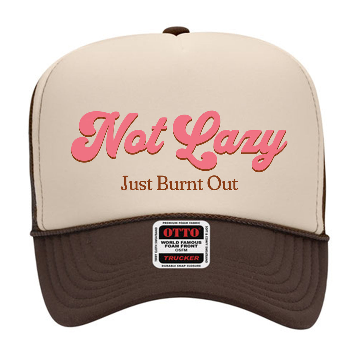 Not Lazy Mesh Back Trucker Hat