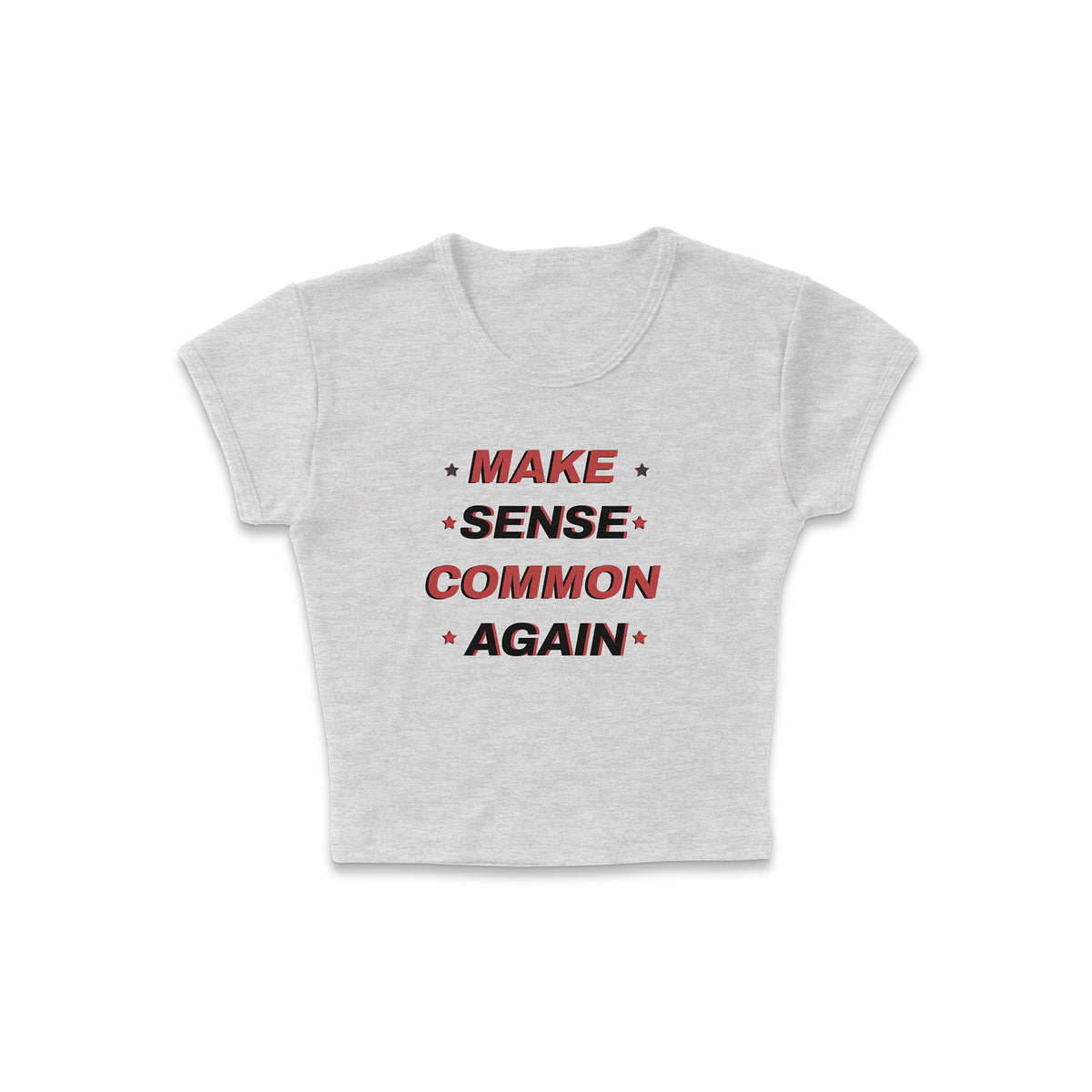 Not So Common Sense Micro Rib Baby Tee