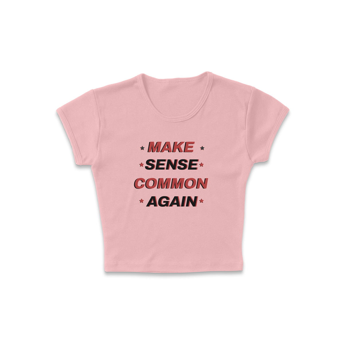 Not So Common Sense Micro Rib Baby Tee