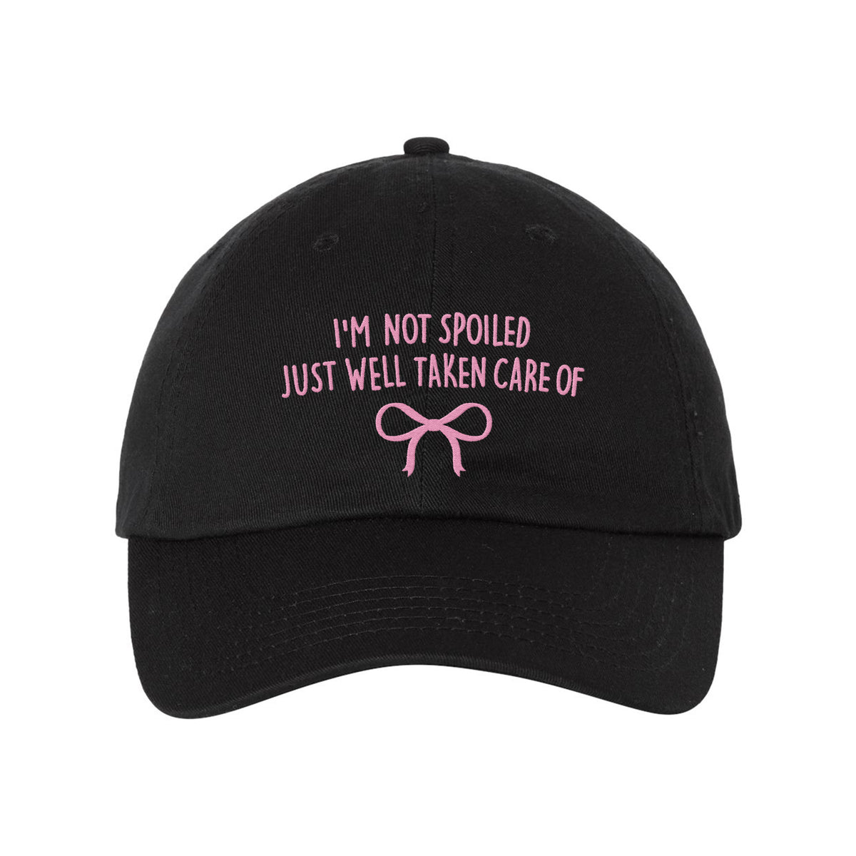 Not Spoiled Embroidered Bio-Washed Classic Dad Hat