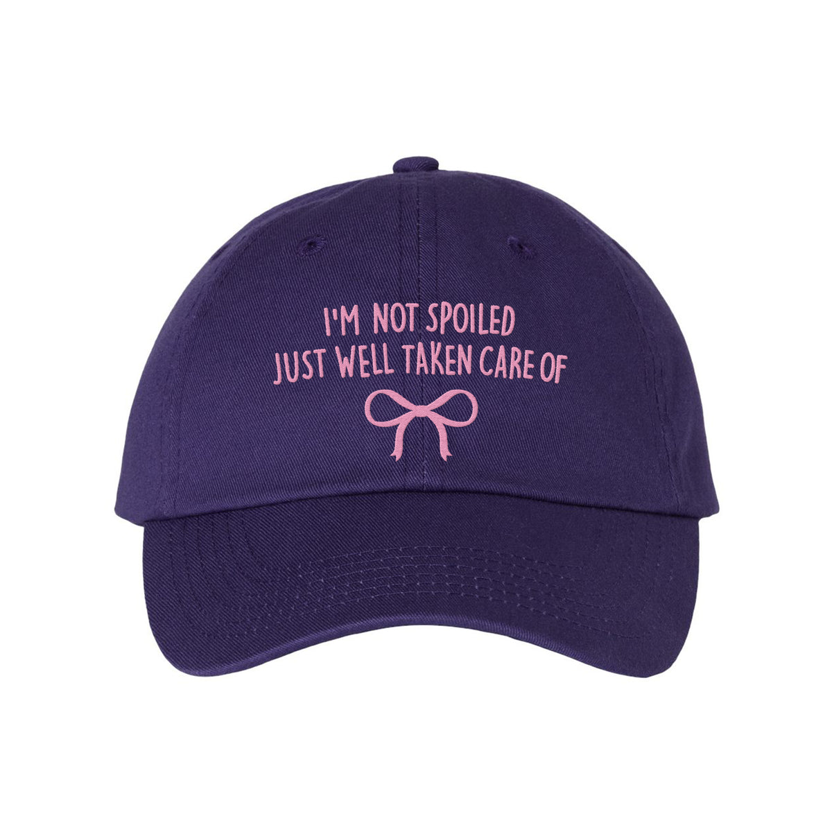 Not Spoiled Embroidered Bio-Washed Classic Dad Hat