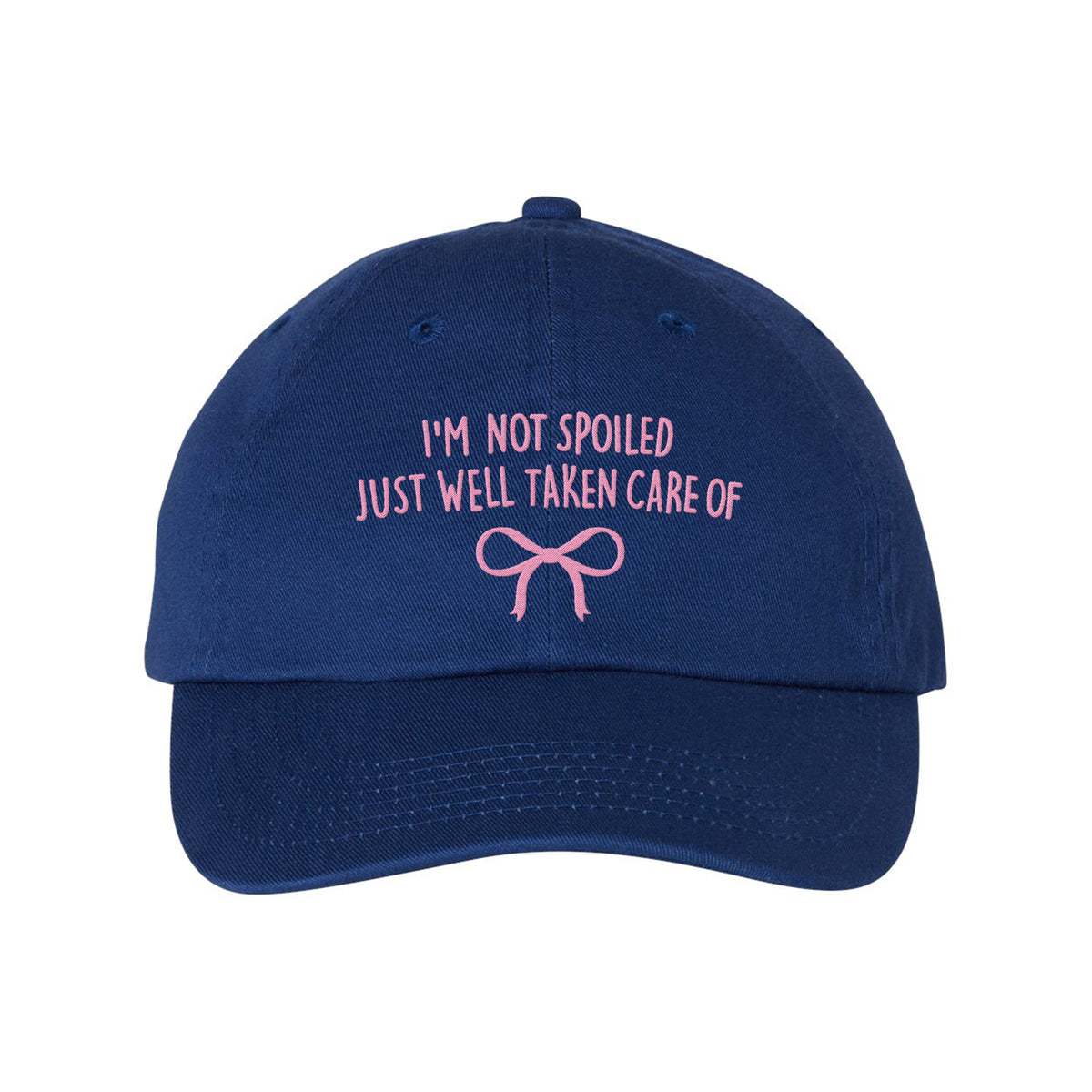Not Spoiled Embroidered Bio-Washed Classic Dad Hat