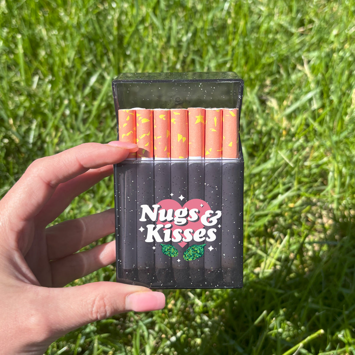 Nugs and Kisses Glitter Case