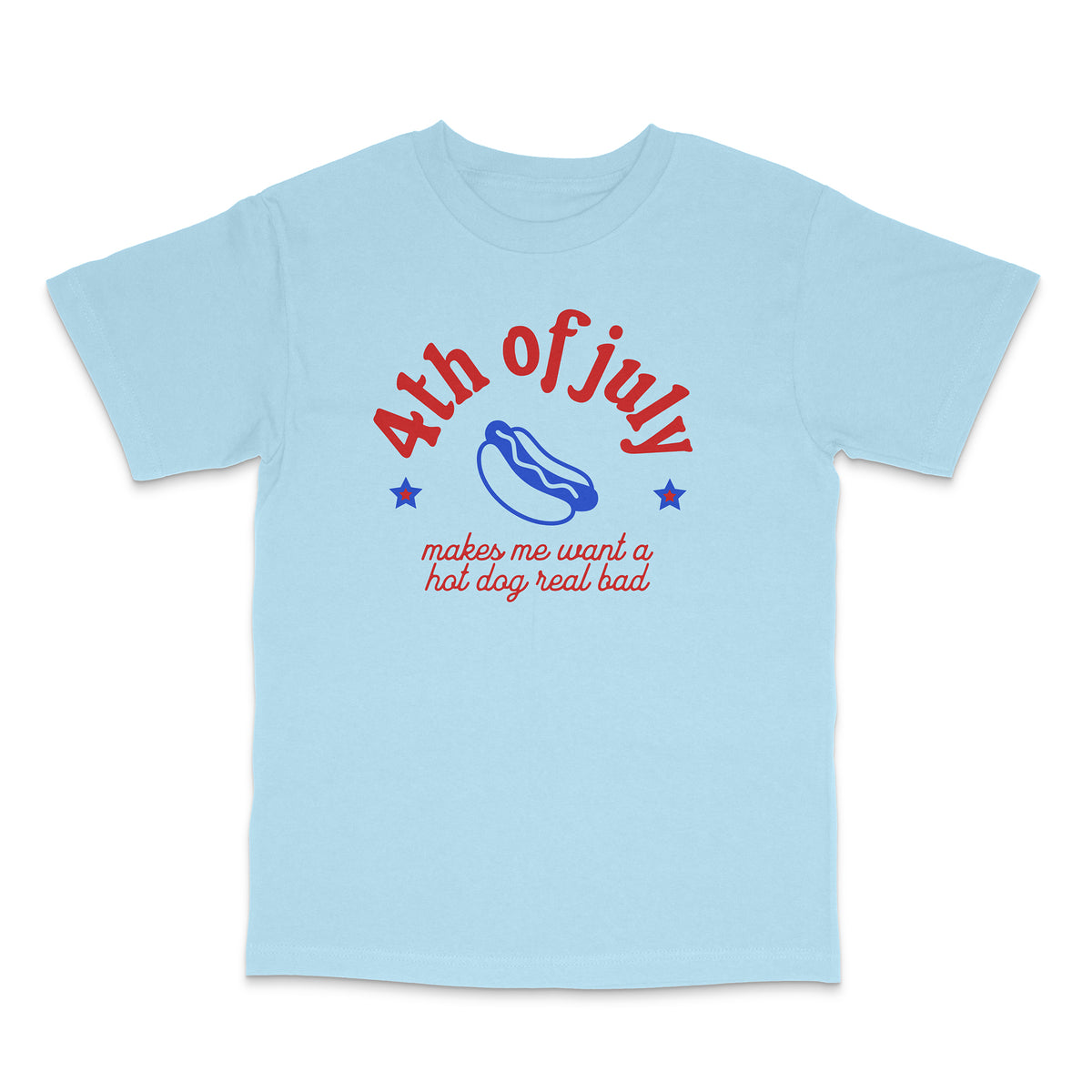 Patriotic Hot Dog Heavyweight Shirt