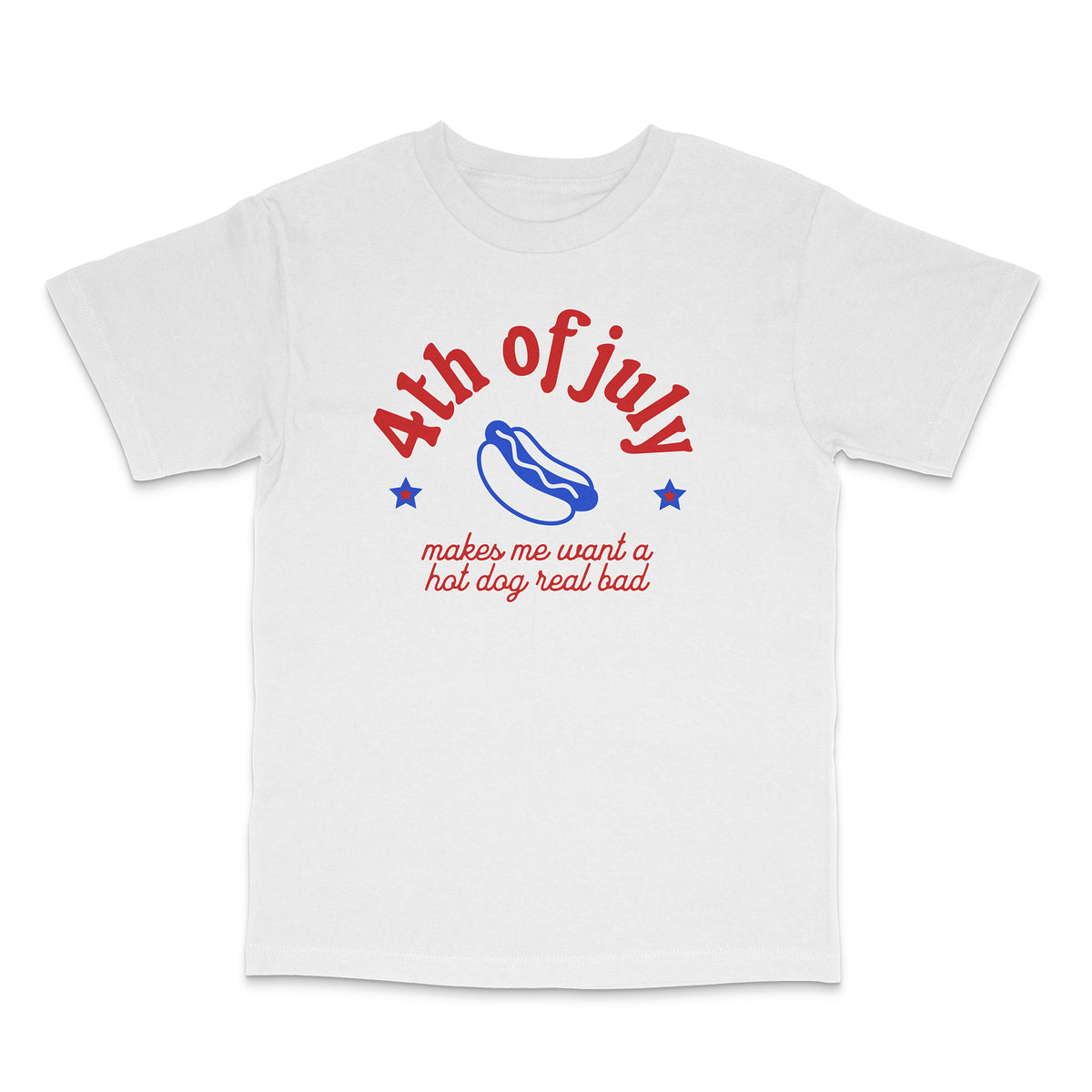 Patriotic Hot Dog Heavyweight Shirt
