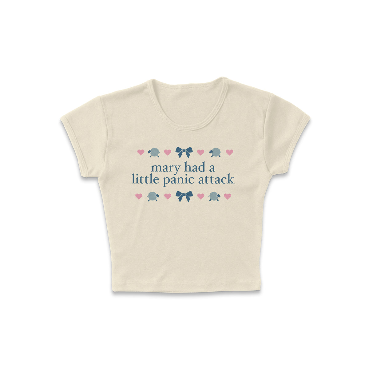 Poor Little Mary Micro Rib Baby Tee