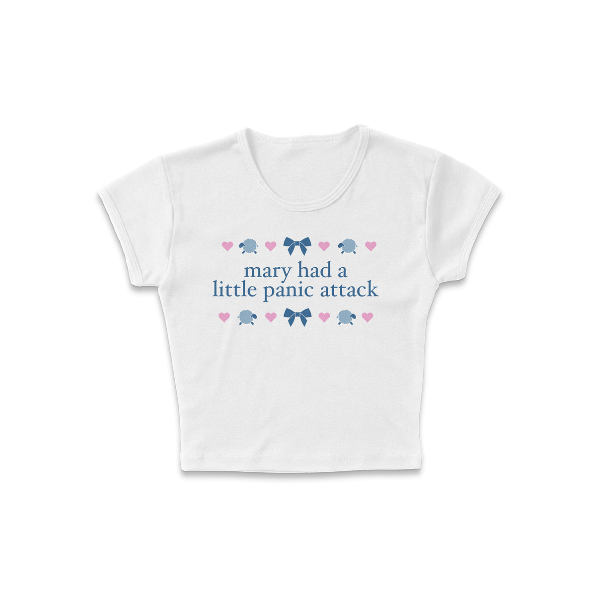 Poor Little Mary Micro Rib Baby Tee