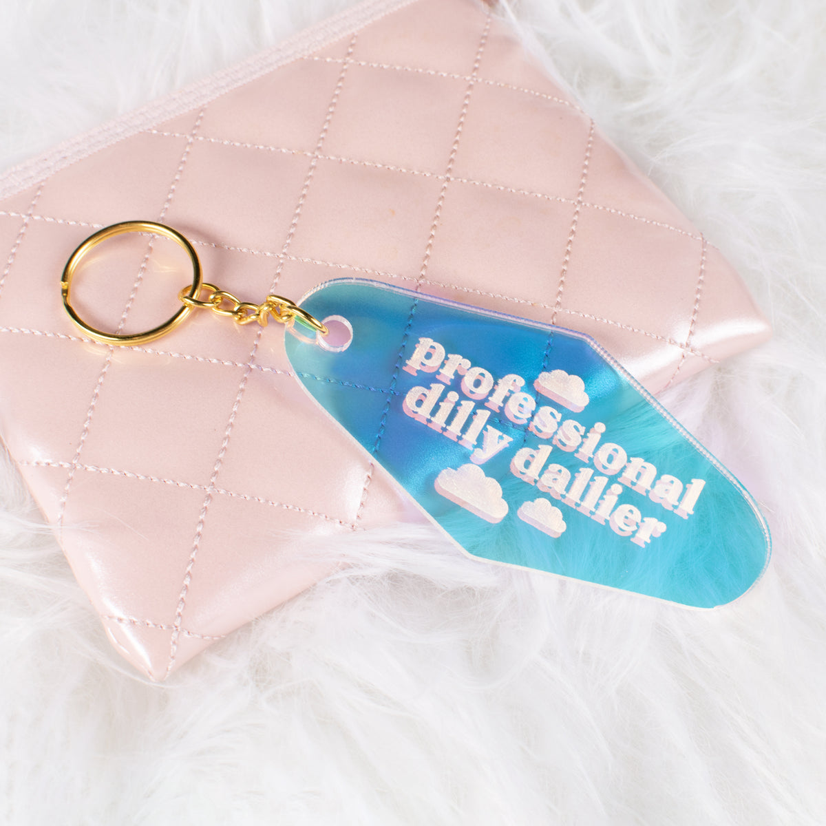 Professional Dilly Dallier Iridescent Motel Keychain