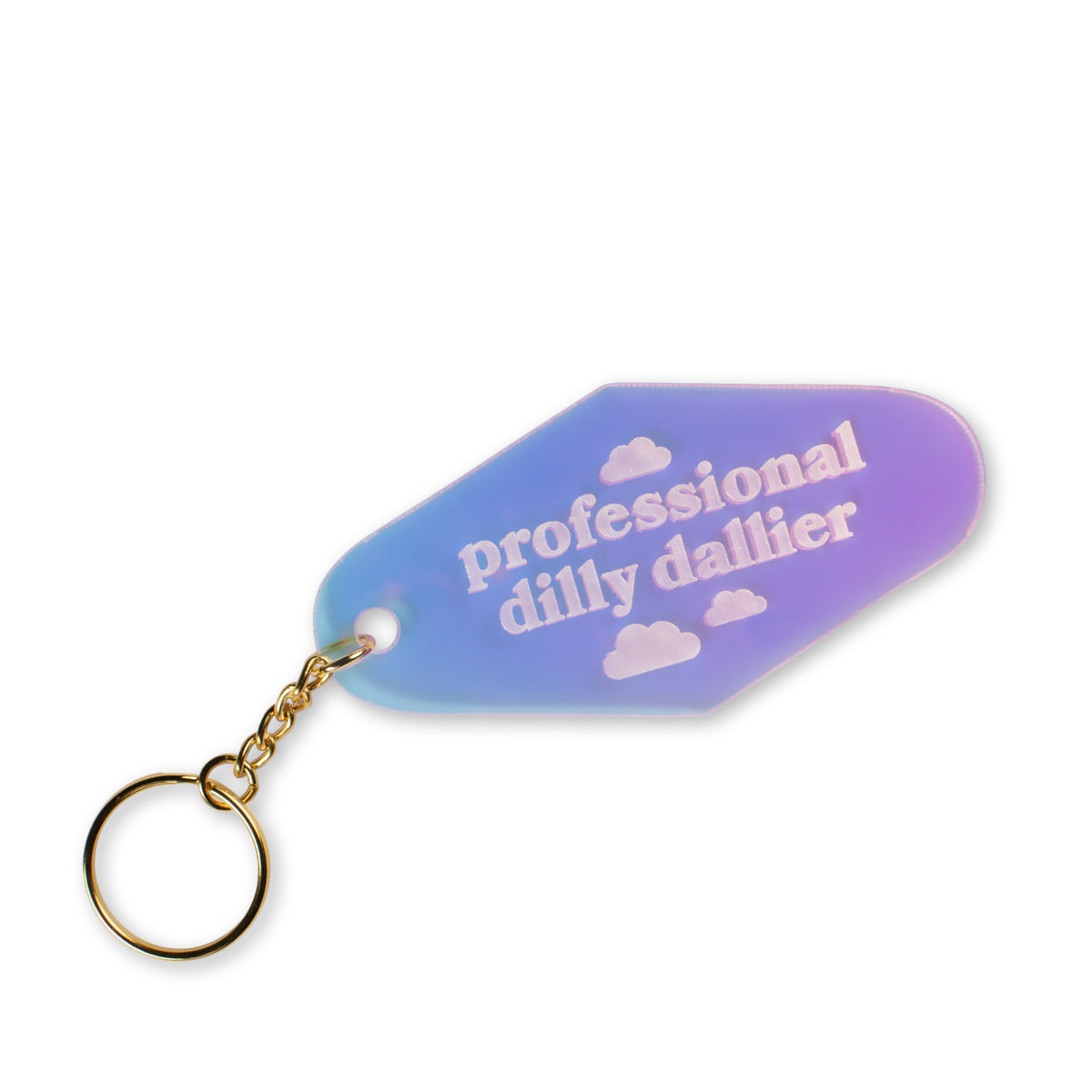 Professional Dilly Dallier Iridescent Motel Keychain