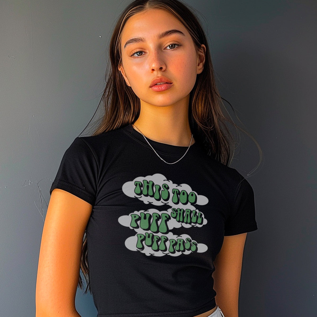 Shall Pass Micro Rib Baby Tee