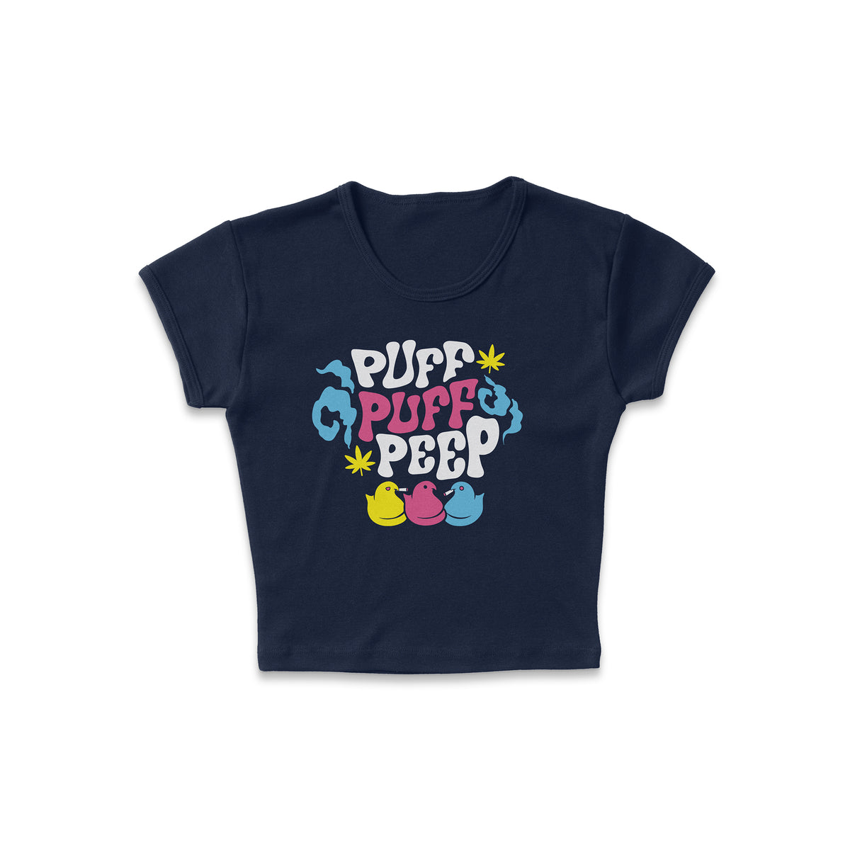 Puff Puff Peep Micro Rib Baby Tee