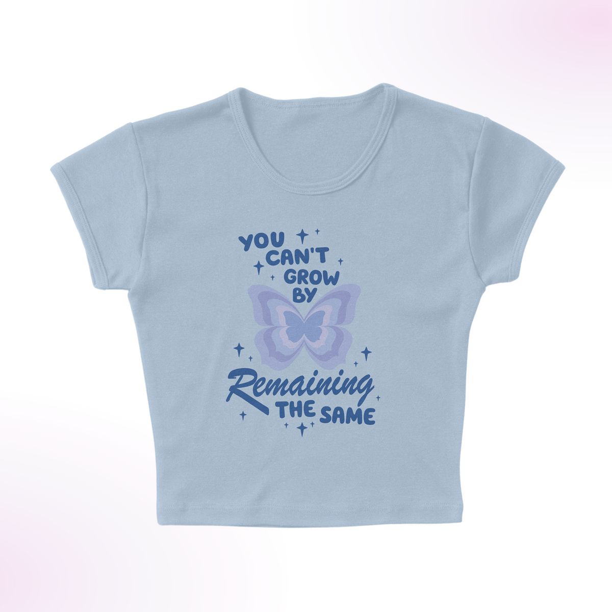 Remain the Same Micro Rib Baby Tee