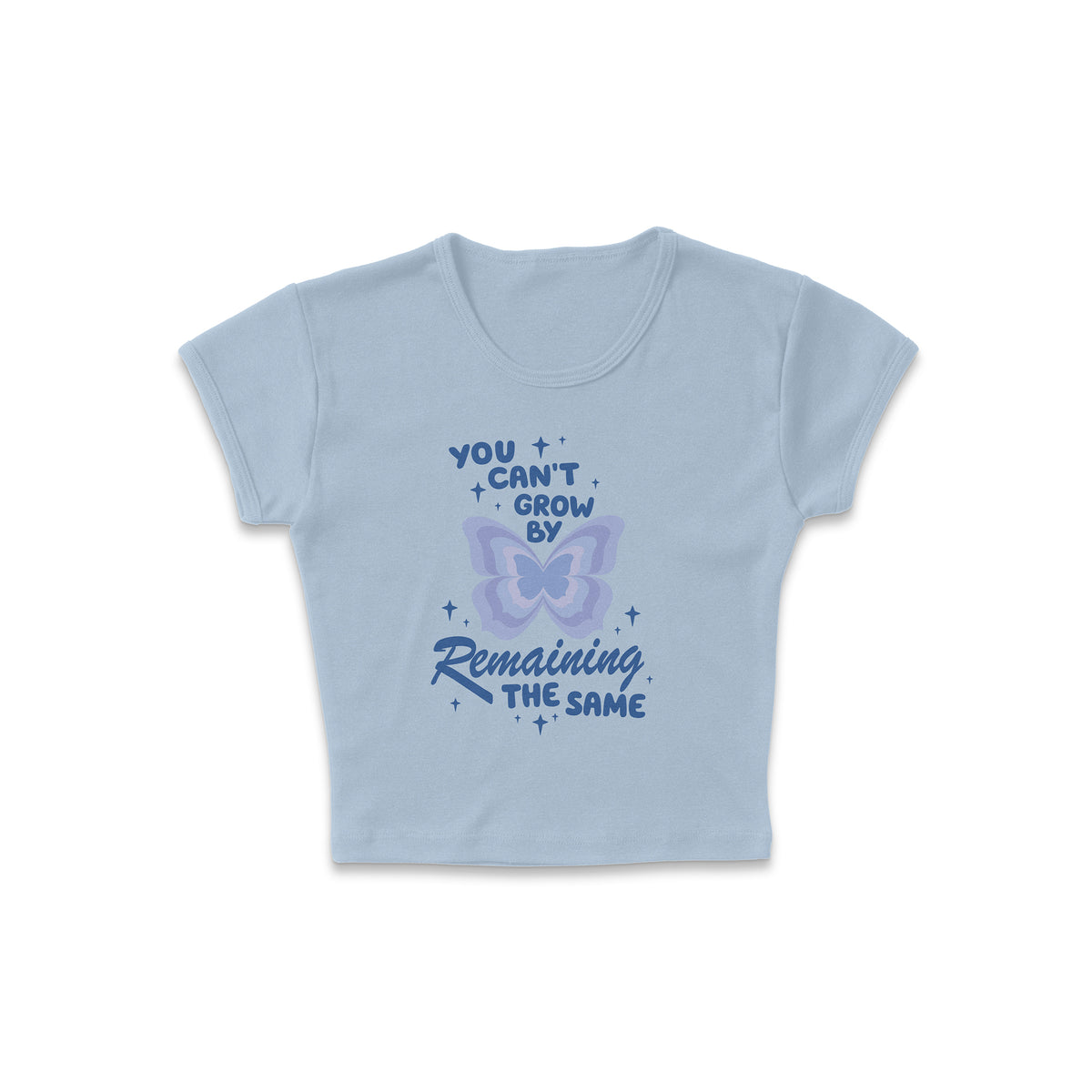 Remain the Same Micro Rib Baby Tee