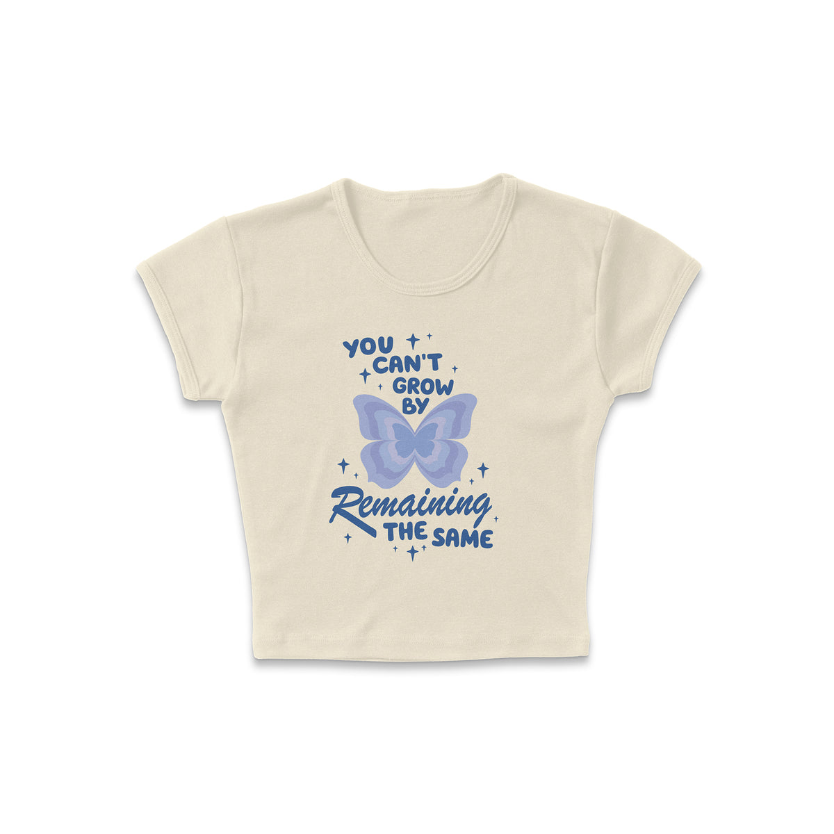 Remain the Same Micro Rib Baby Tee