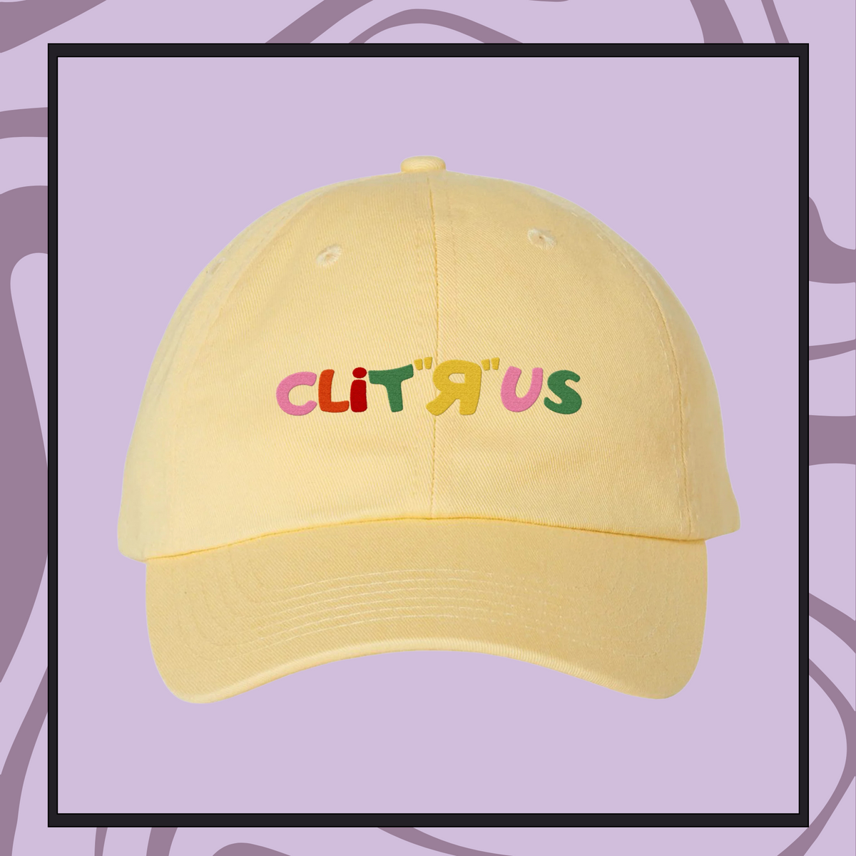 Retro Female Embroidered Bio-Washed Classic Dad Hat