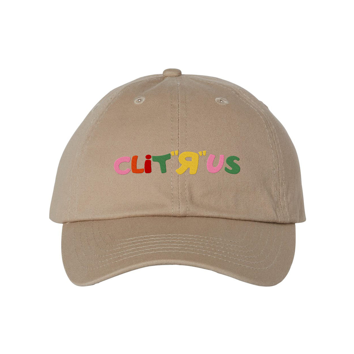 Retro Female Embroidered Bio-Washed Classic Dad Hat