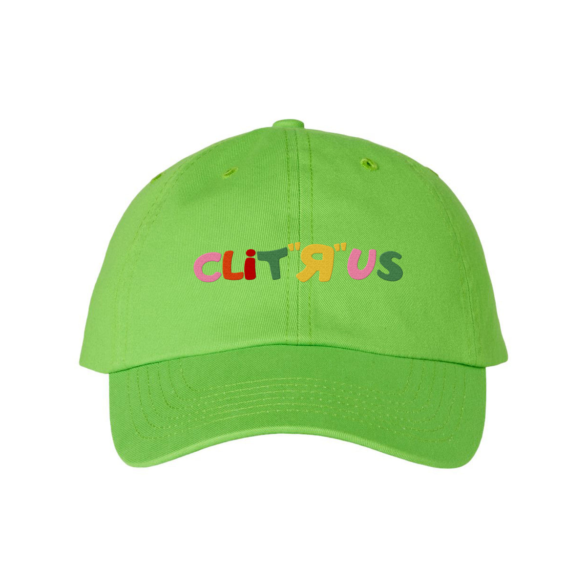 Retro Female Embroidered Bio-Washed Classic Dad Hat