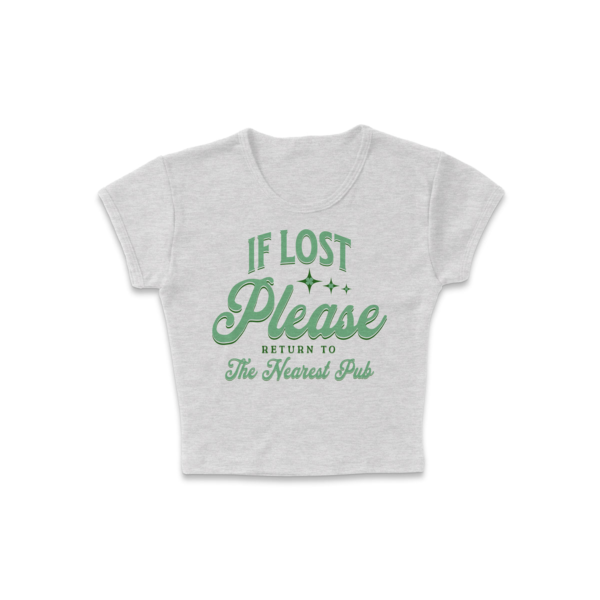 Return To The Pub Micro Rib Baby Tee