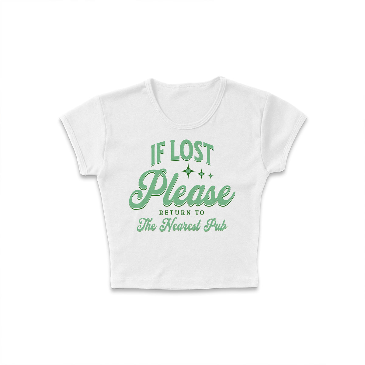 Return To The Pub Micro Rib Baby Tee