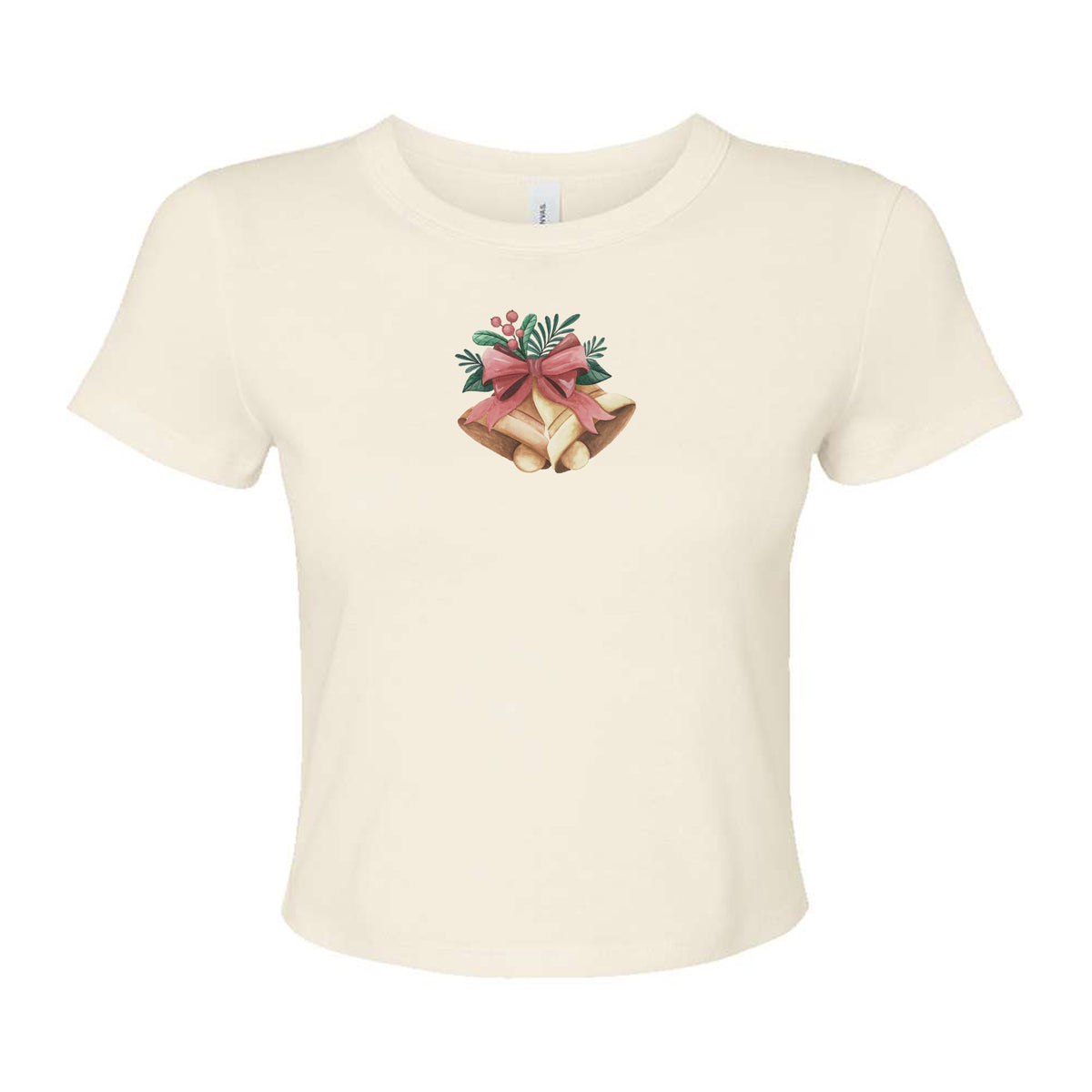 Ringing Christmas Bells Micro Rib Baby Tee