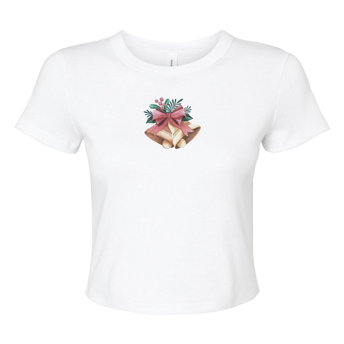 Ringing Christmas Bells Micro Rib Baby Tee