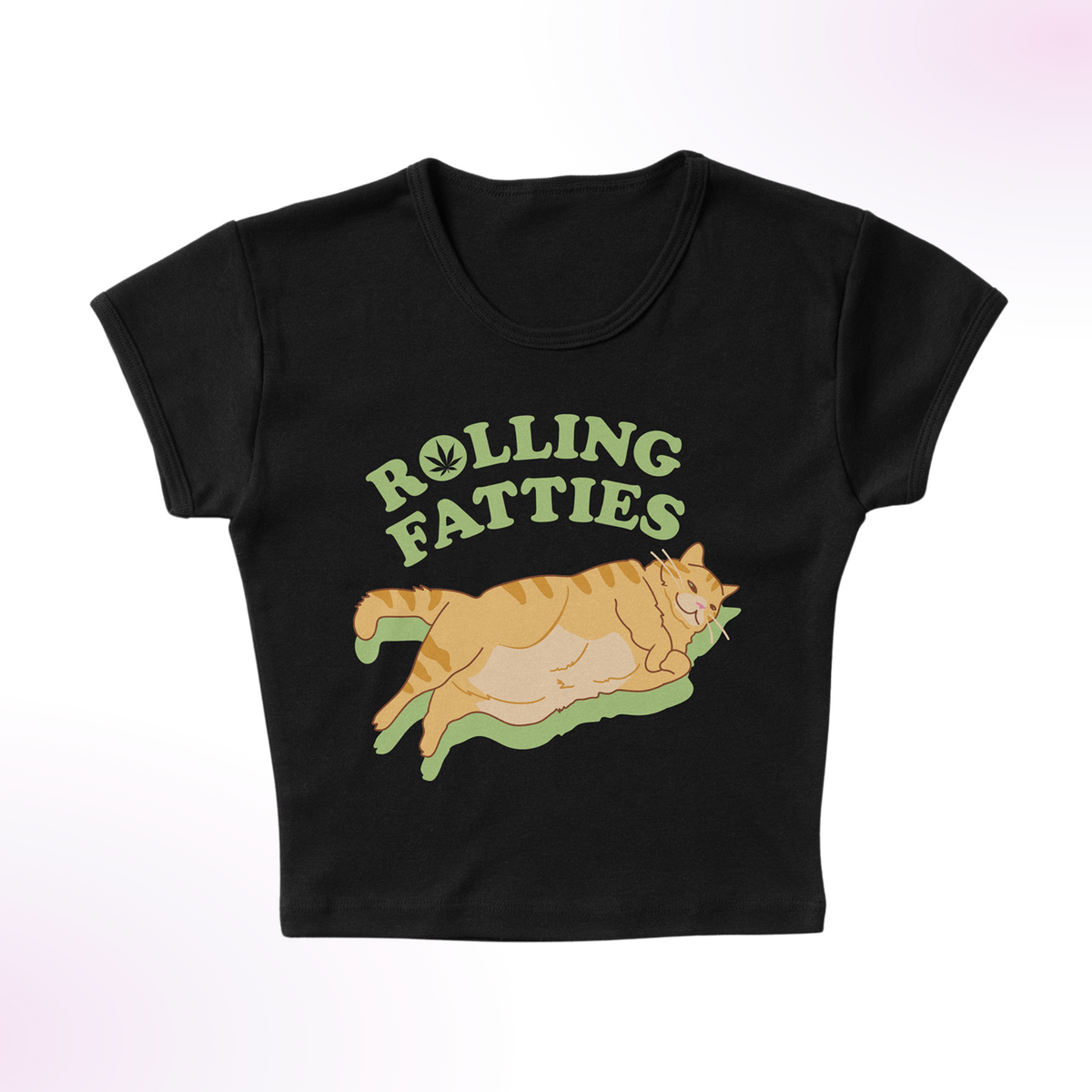 Rolling Fatties Micro Rib Baby Tee