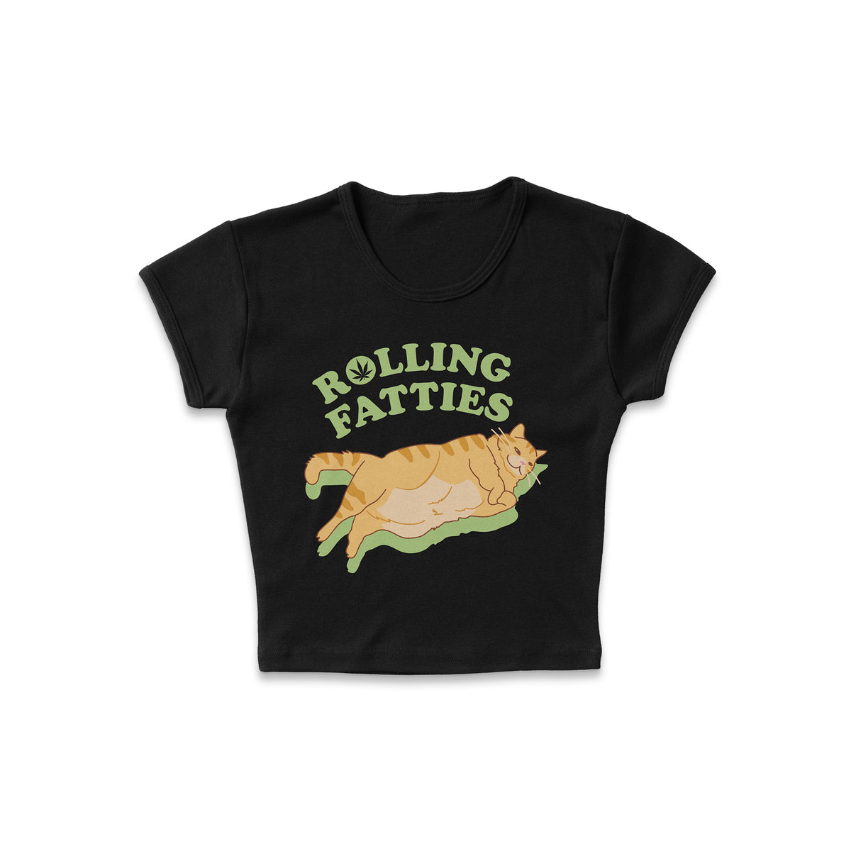 Rolling Fatties Micro Rib Baby Tee