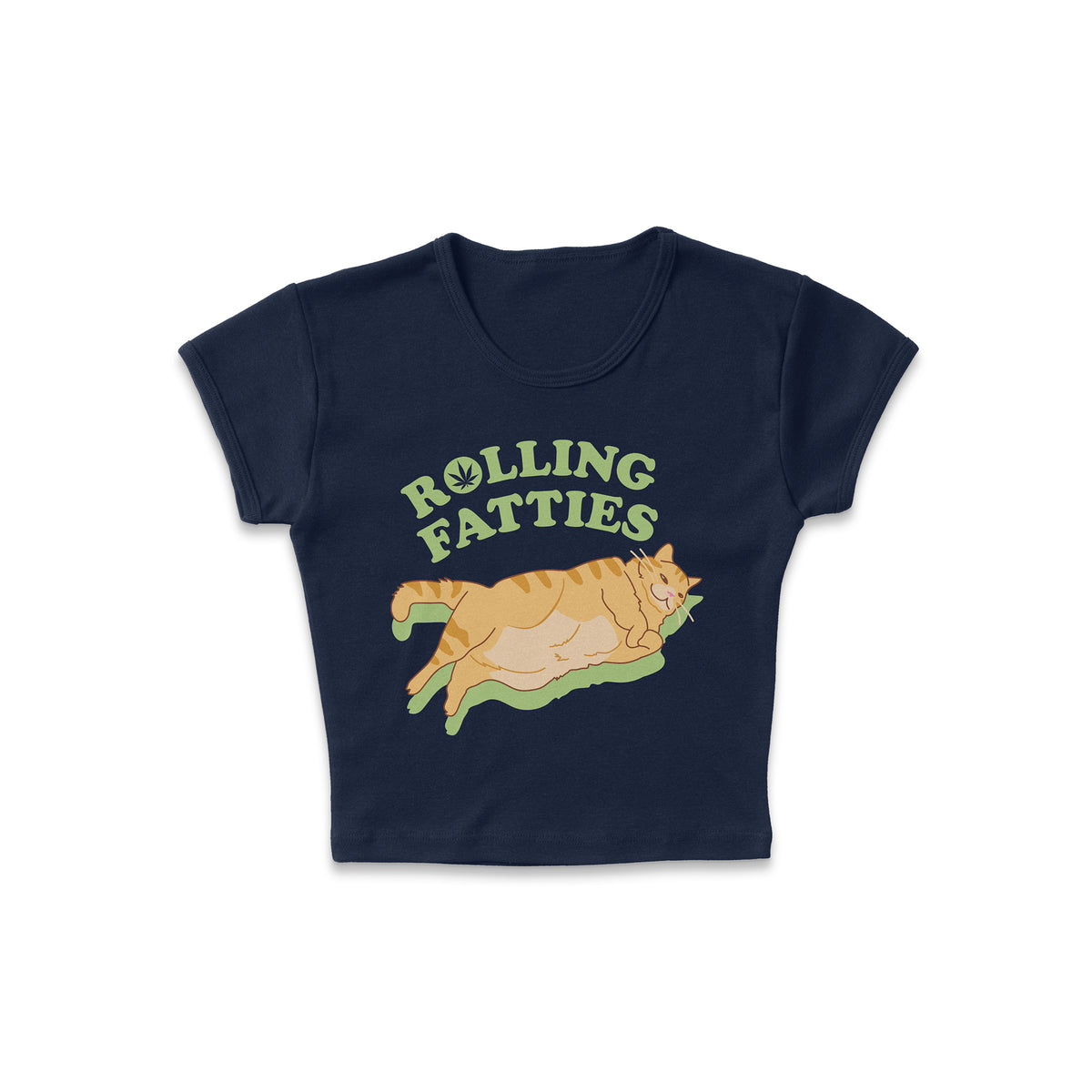 Rolling Fatties Micro Rib Baby Tee