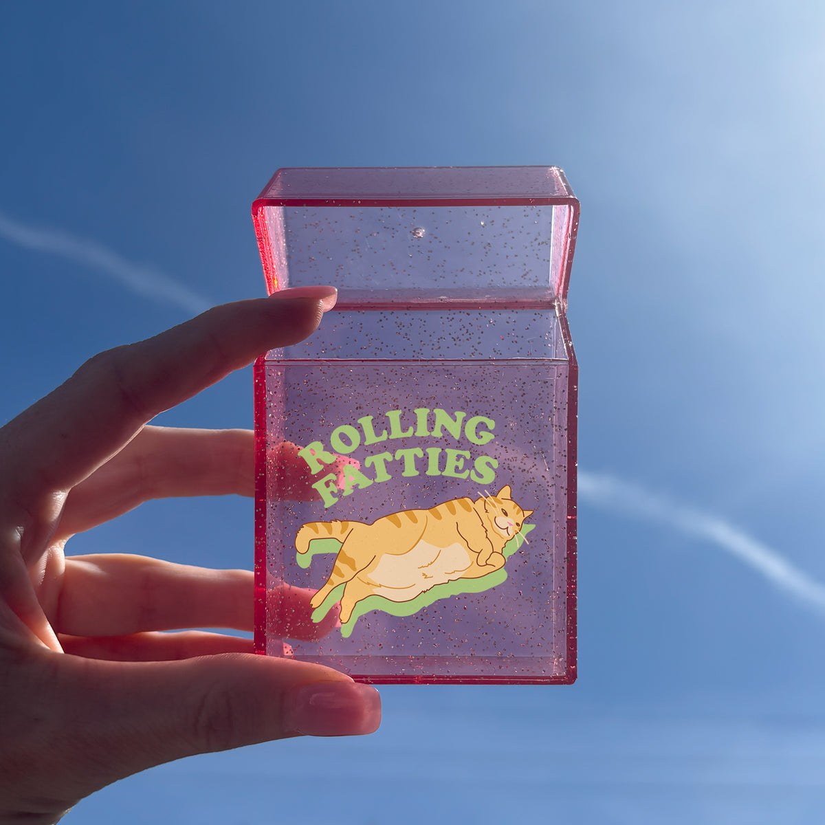 Rolling Fatties Glitter Case