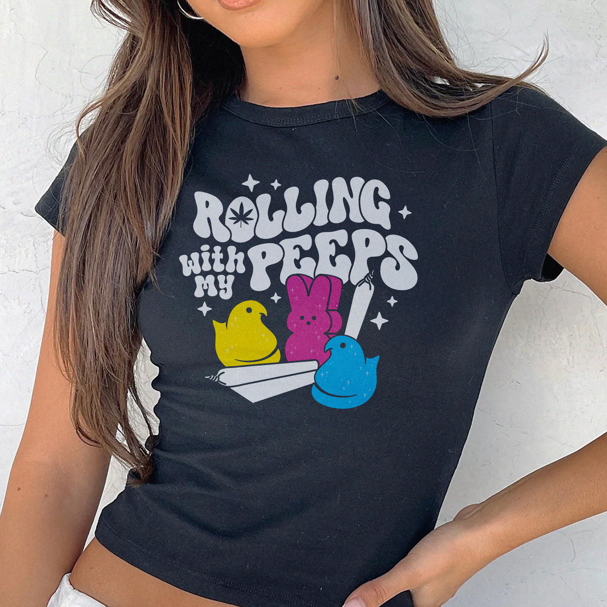 Rolling Goodies Micro Rib Baby Tee