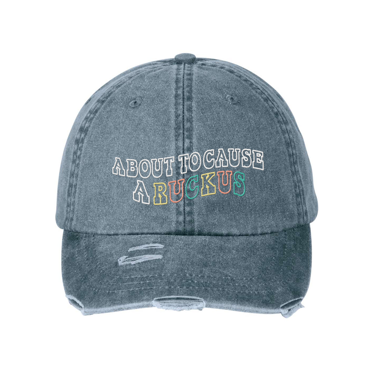 Ruckus Embroidered Classic Pigment Distressed Cap