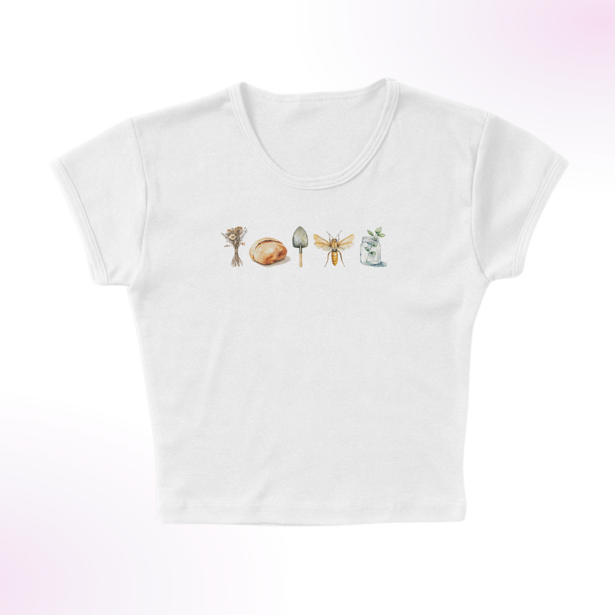 Rustic Row Micro Rib Baby Tee