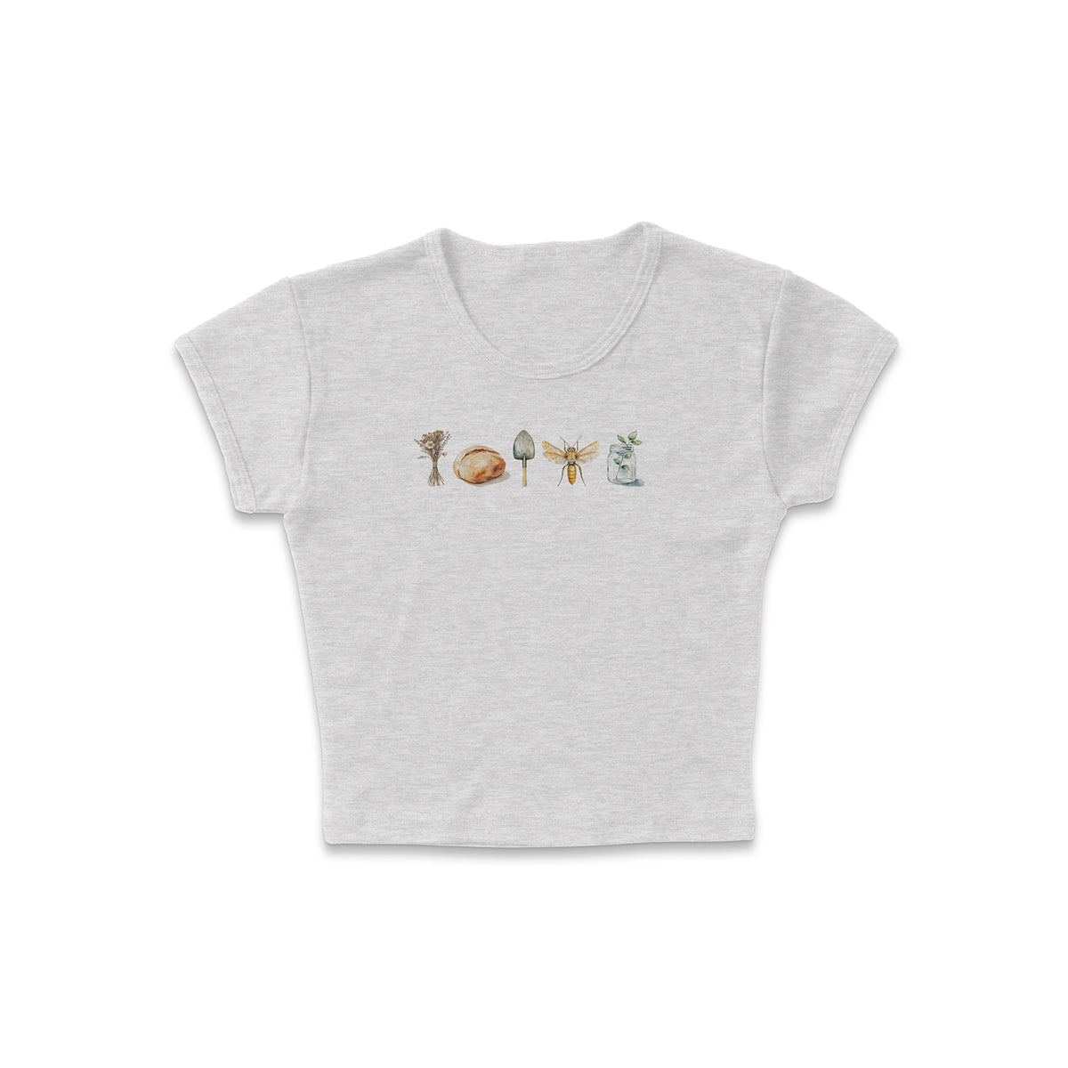 Rustic Row Micro Rib Baby Tee