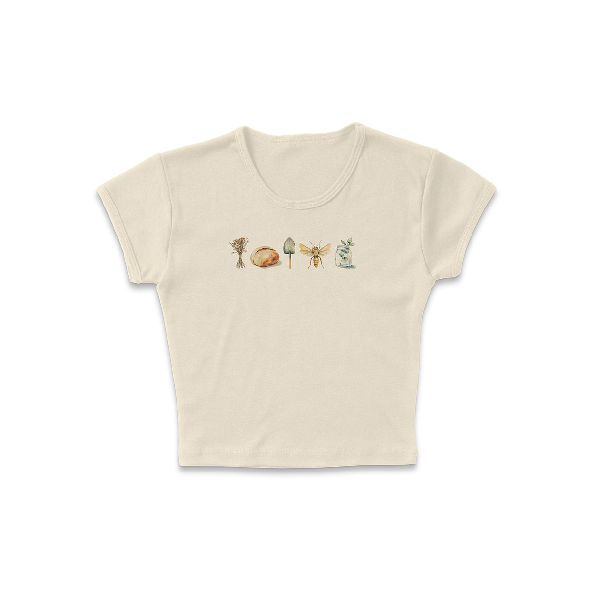Rustic Row Micro Rib Baby Tee