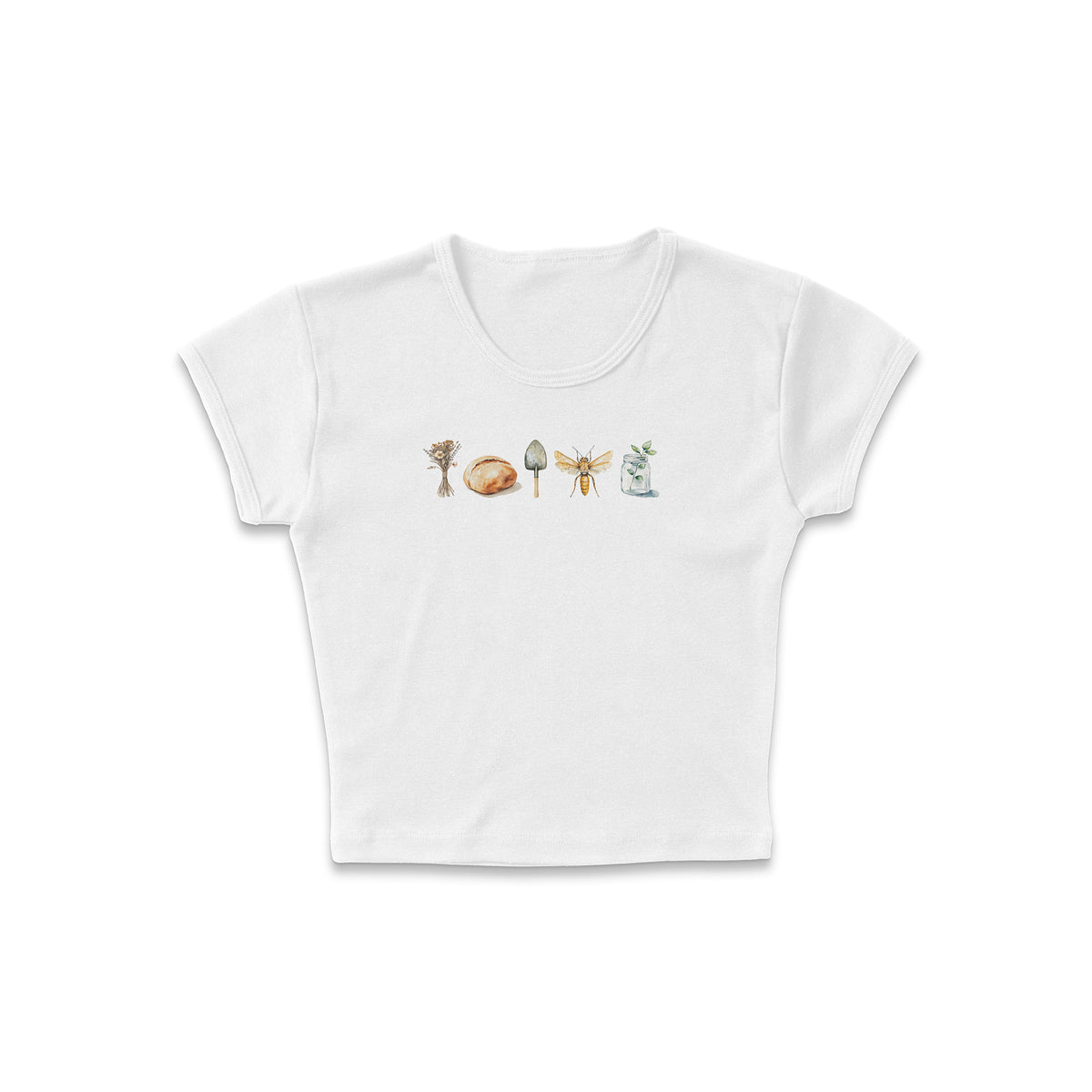 Rustic Row Micro Rib Baby Tee