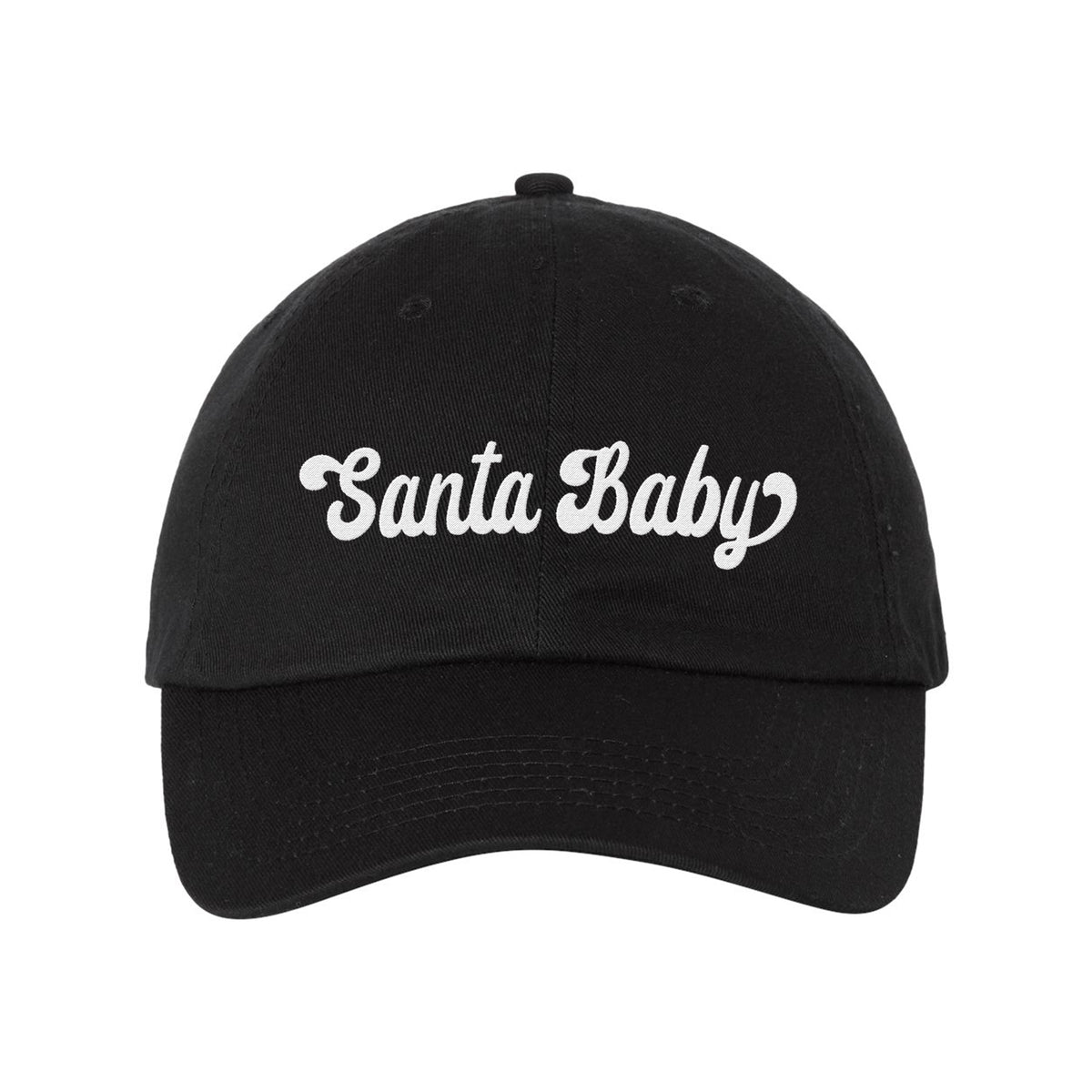 Santa Baby Embroidered Bio-Washed Classic Dad Hat
