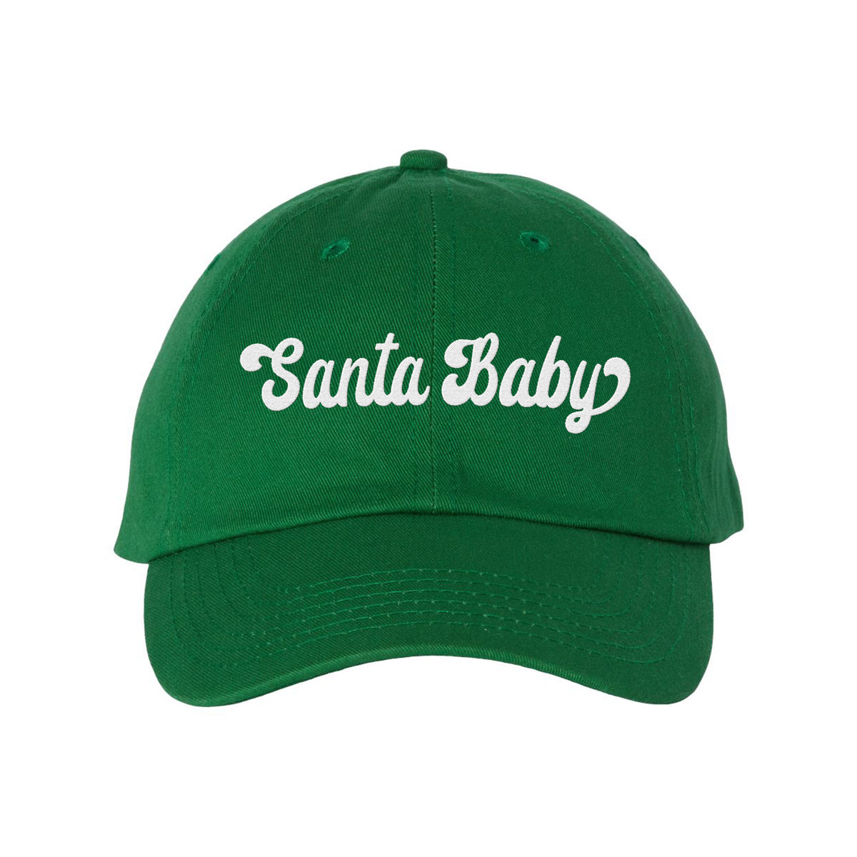Santa Baby Embroidered Bio-Washed Classic Dad Hat