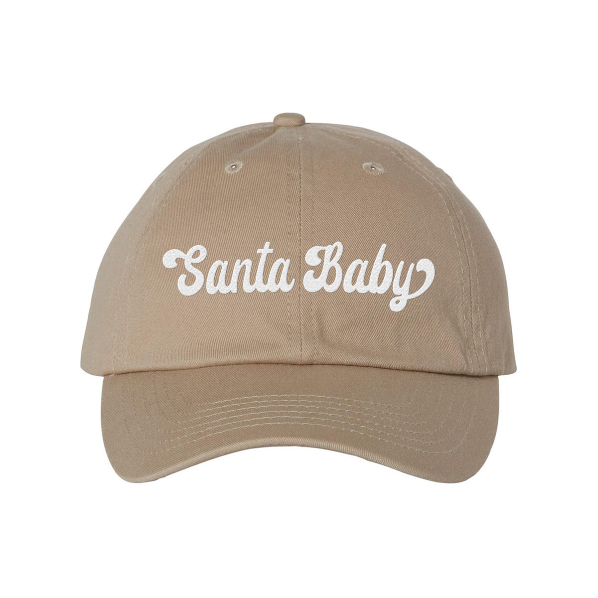Santa Baby Embroidered Bio-Washed Classic Dad Hat