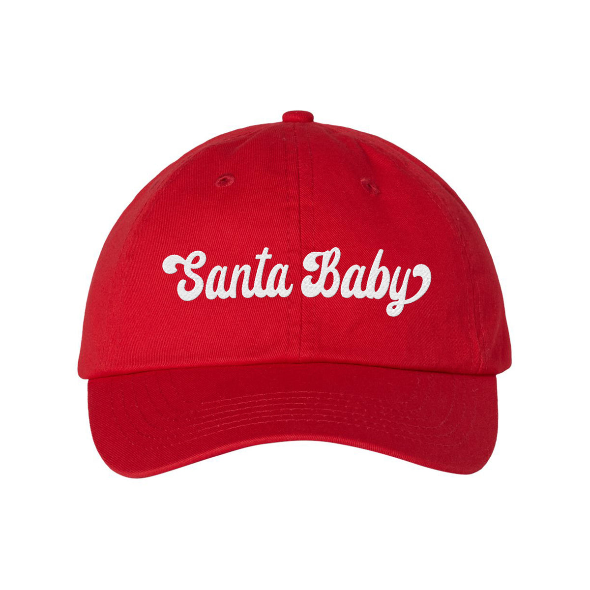 Santa Baby Embroidered Bio-Washed Classic Dad Hat