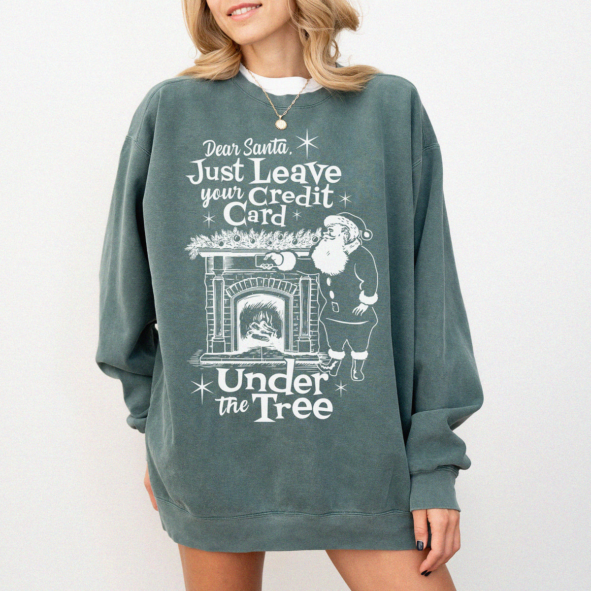Santa&#39;s Credit Card Sweatshirt