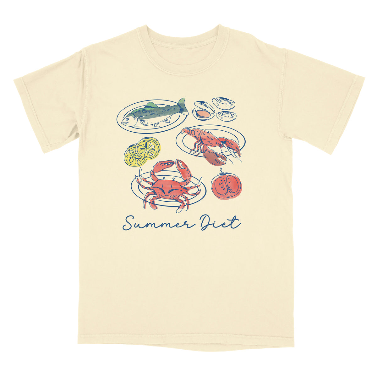 Seafood Summer Diet Shirt