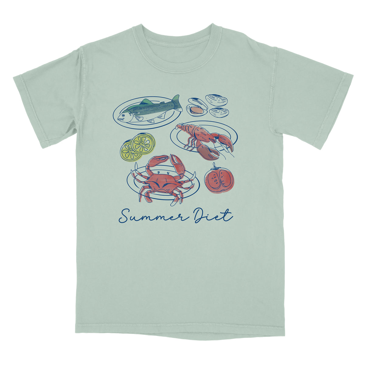 Seafood Summer Diet Shirt