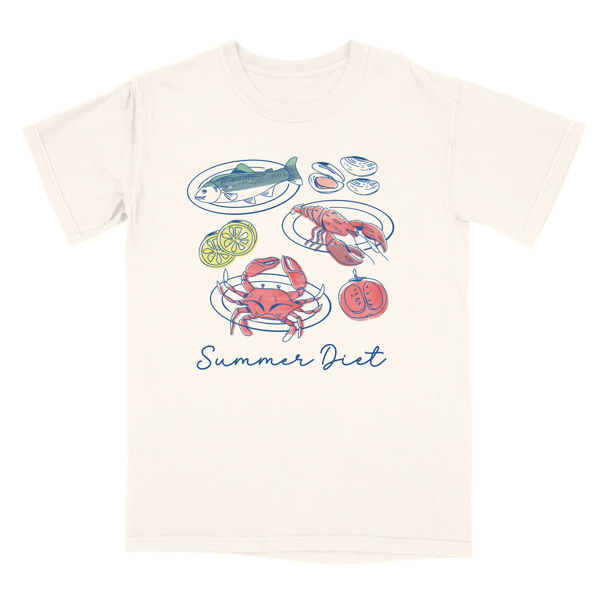 Seafood Summer Diet Shirt