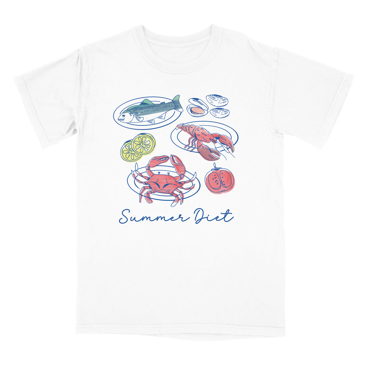 Seafood Summer Diet Shirt